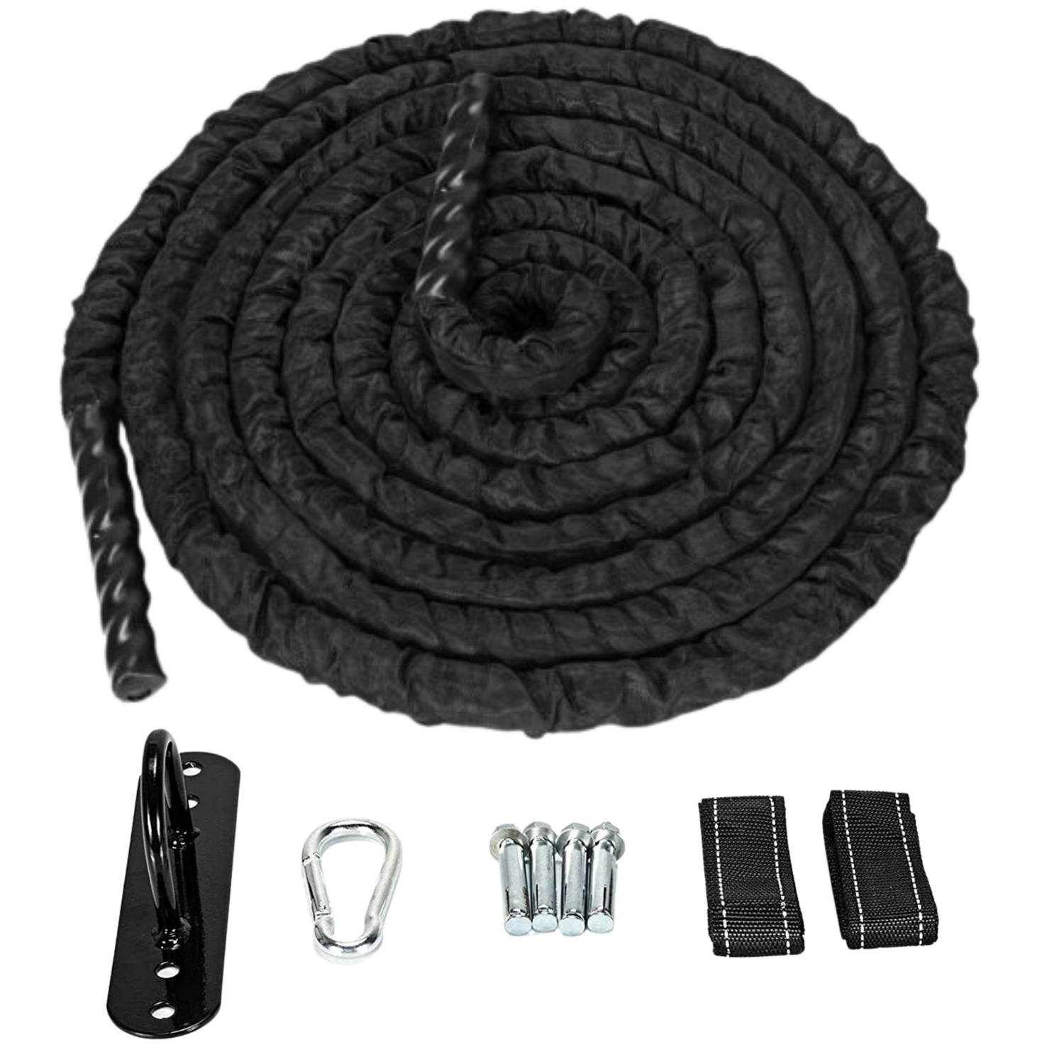 Zenzee Battle Rope Workout Rope Fitness Rope Fitness Touw 9m 12 kg Muuranker