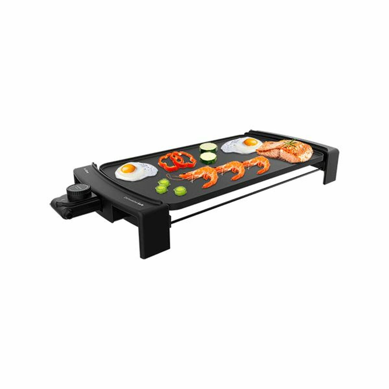 Cecotec Elektrische bakplaat Tasty&Grill grillplaat gourmetten  3000 BlackWater