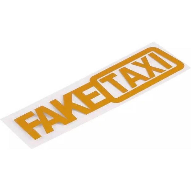 Autosticker nep taxi - fake - 2 stuks