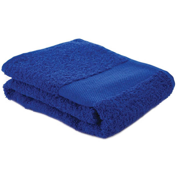 Arowell Sporthanddoek Fitness Handdoek 130 x 30 cm - 500 Gram - Kobaltblauw - 10 stuks