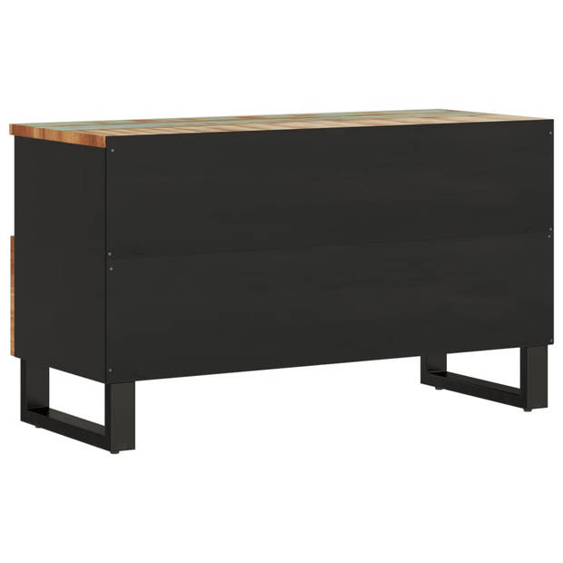 vidaXL Tv-meubel 80x33x46 cm massief hergebruikt hout en bewerkt hout