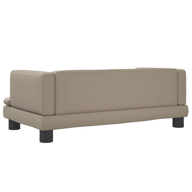 The Living Store Hondenbed - Cappuccino - Kunstleer - 80x45x30cm - 50kg