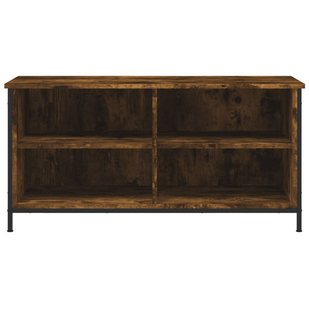 The Living Store TV-kast - Gerookt eiken - 100x40x50 cm - Duurzaam materiaal