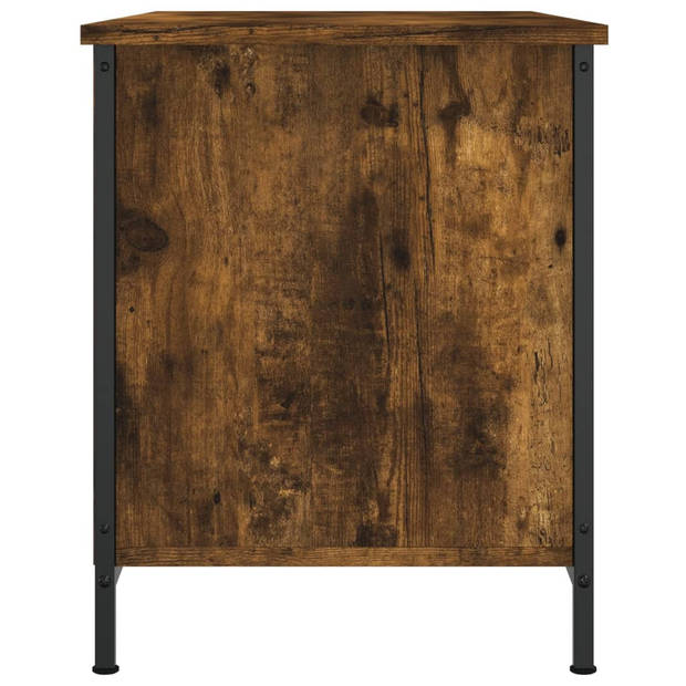 vidaXL Tv-meubel 80x40x50 cm bewerkt hout gerookt eikenkleurig