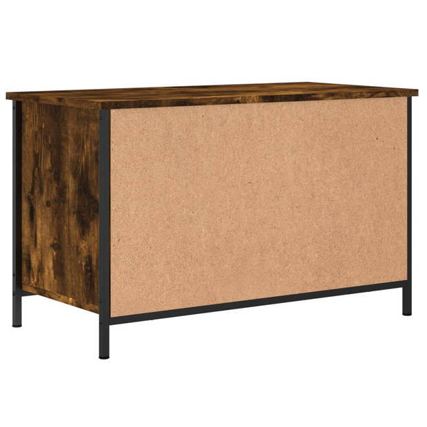 The Living Store Klassieke TV-kast - 80 x 40 x 50 cm - Gerookt Eiken