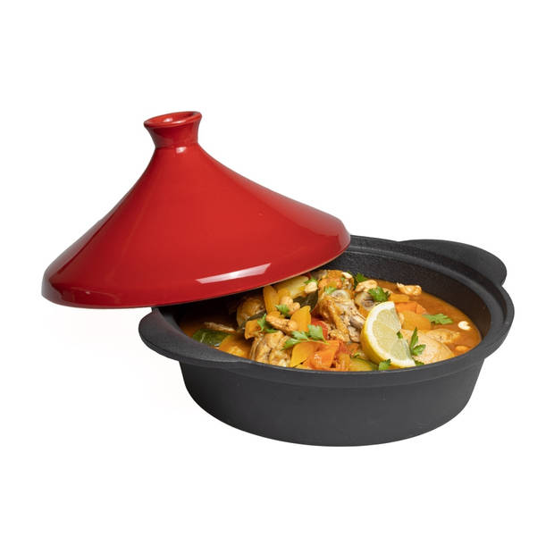 Blackwell Tajine Gietijzer - Rood - ø 30 cm / 3 liter