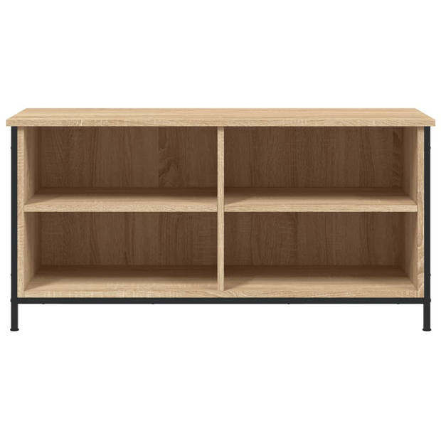 The Living Store TV-kast - Sonoma eiken - 100 x 40 x 50 cm - Duurzaam hout en ijzer