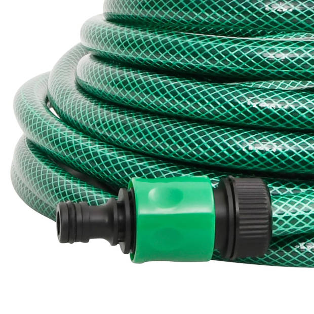 vidaXL Zwembadslang 20 m PVC groen