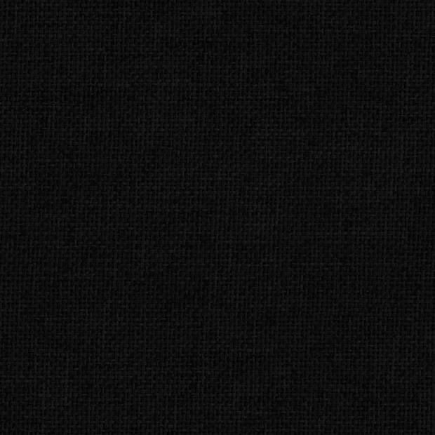 vidaXL Kinderbank 90x53x30 cm stof zwart