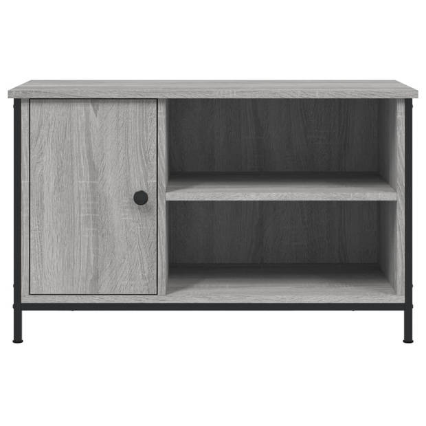 vidaXL Tv-meubel 80x40x50 cm bewerkt hout grijs sonoma eikenkleurig