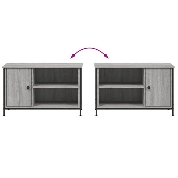 The Living Store Tv-kast Sonoma Eiken - 80 x 40 x 50 cm - Duurzaam - Stijlvol