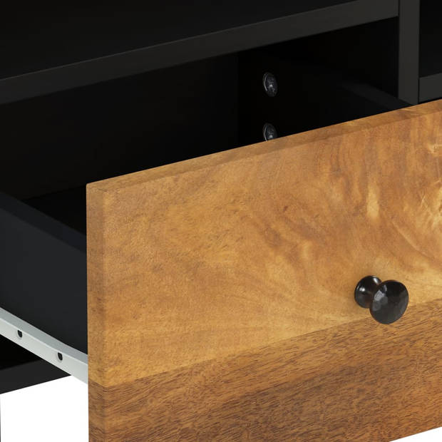 vidaXL Tv-meubel 100x33x46 cm massief mangohout en bewerkt hout