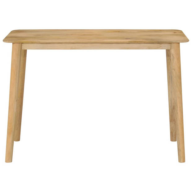 vidaXL Eettafel 112x52x76 cm massief mangohout