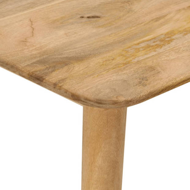 vidaXL Eettafel 112x52x76 cm massief mangohout