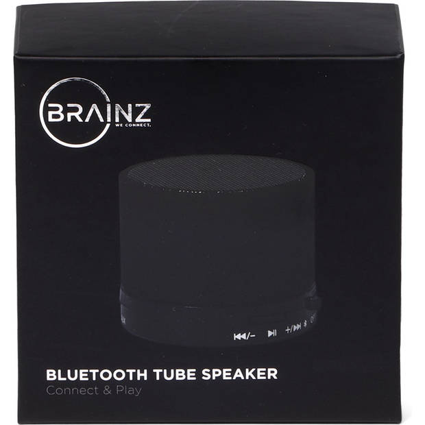 BRAINZ Tube Speaker - Zwart