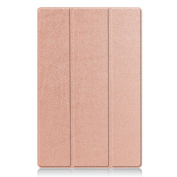 Basey Samsung Galaxy Tab S9 Ultra Hoes Case Met S Pen Uitsparing - Samsung Tab S9 Ultra Hoesje Book Cover - Rosé Goud