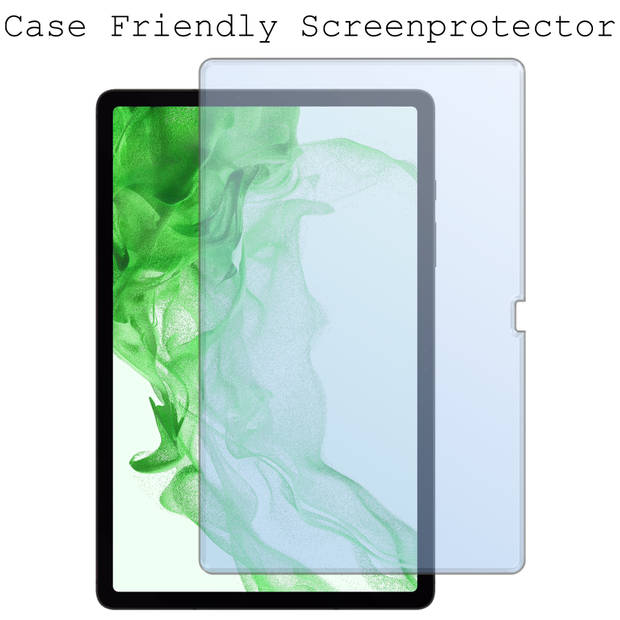 Basey Samsung Galaxy Tab S9 Plus Screenprotector Tempered Glass - Samsung Tab S9 Plus Screen Protector Beschermglas