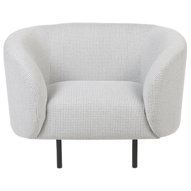 Beliani LOEN - Fauteuil-Wit-Polyester