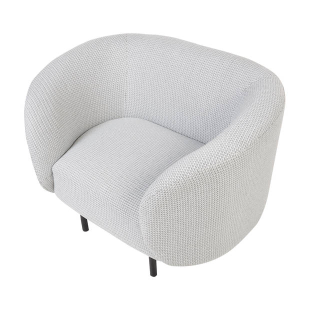 Beliani LOEN - Fauteuil-Wit-Polyester