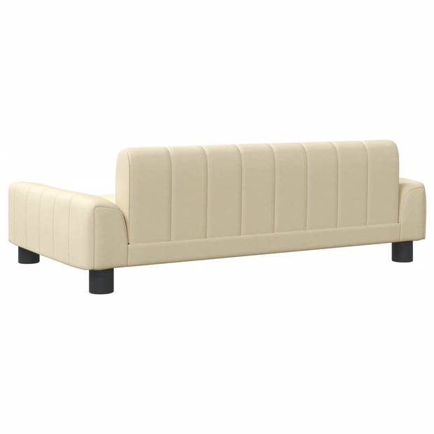 The Living Store Hondenbank - Dierenbank - Hondenbed - 90 x 53 x 30 cm - Crème