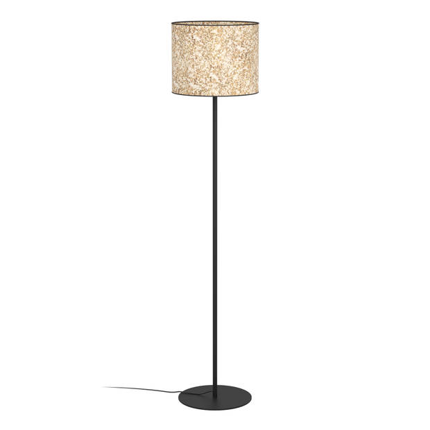 EGLO Butterburn Vloerlamp - E27 - 162 cm - Zwart/Wit/Groen