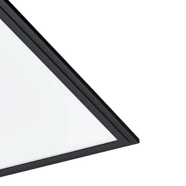 EGLO Salobrena 1 Plafondlamp - LED - 45 cm - Zwart/Wit - Aluminium