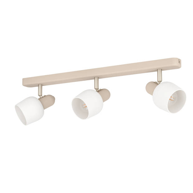 EGLO Corato Spot - E14 - 52 cm - Wit/Beige - Staal/Glas