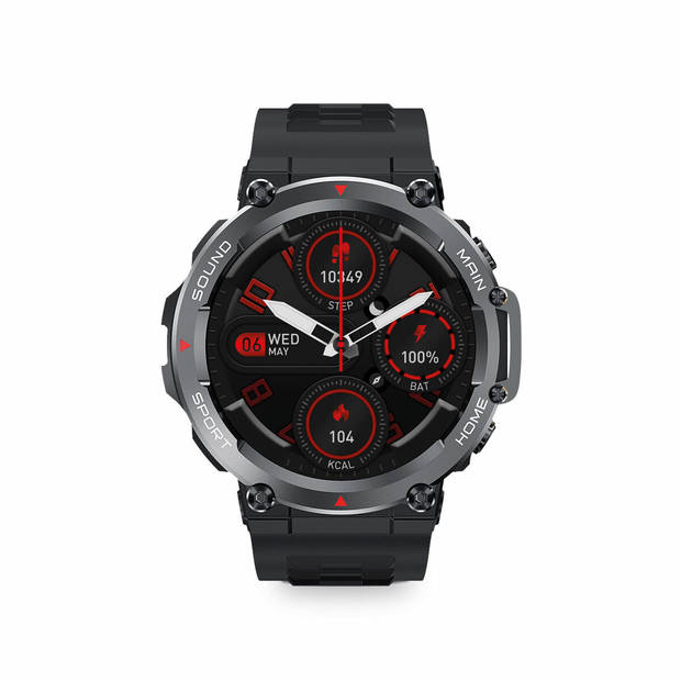 Smartwatch KSIX Oslo 1,5" Bluetooth 5.0 270 mAh Zwart