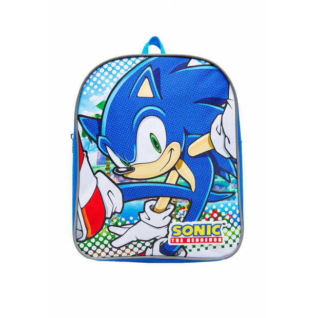 Sonic the Hedghog kleuter jongens rugzak 30x25x9