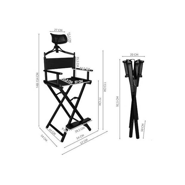 SB LXRY Professionele Make up stoel - Make up artist chair