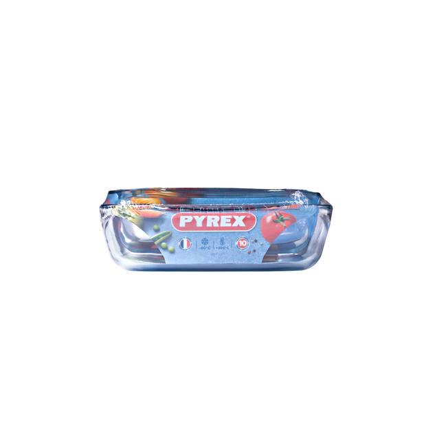 Set van 2 rechthoekige Pyrex® glazen ovenschalen