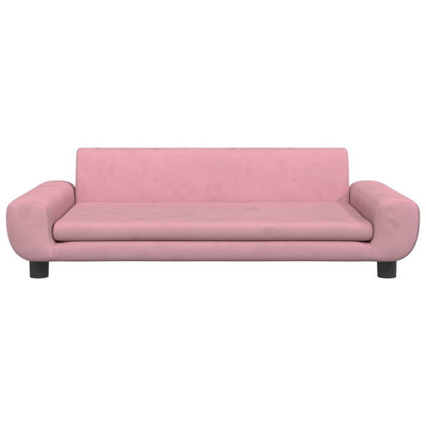 The Living Store Hondenbank Fluweel - 100 x 54 x 33 cm - Roze - Duurzaam en Comfortabel