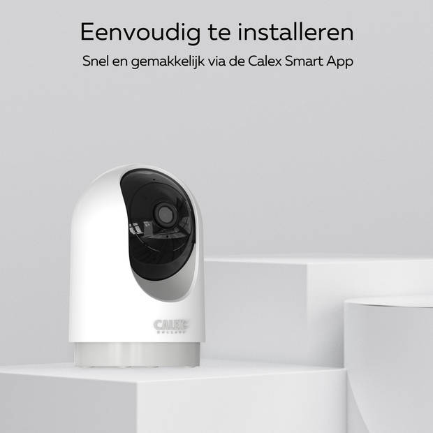 Calex Pan & Tilt Camera - Beveiligingscamera - Voor Binnen - 2K