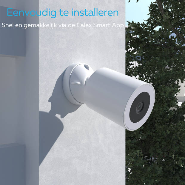 Calex Spotlight Beveiligingscamera - Voor buiten - 2K