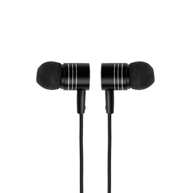 Soundlogic in-ear oordopjes met AUX-aansluiting - zwart