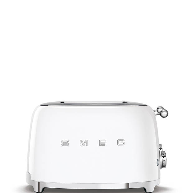 SMEG Broodrooster - 4 sleuven - Wit - TSF03WHEU
