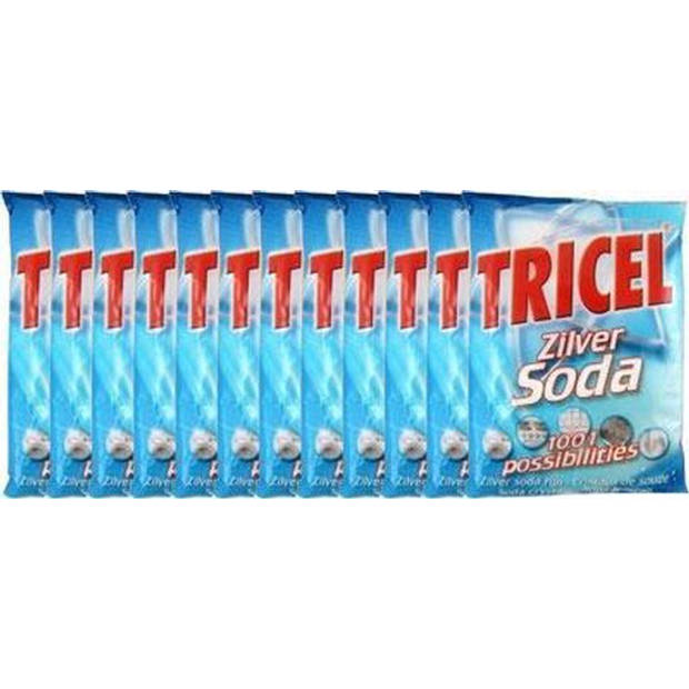 12x Tricel Zilver Soda Fijn 1 kg