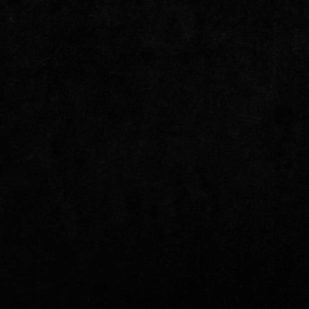 vidaXL Kinderbank met voetensteun 100x50x30 cm fluweel zwart