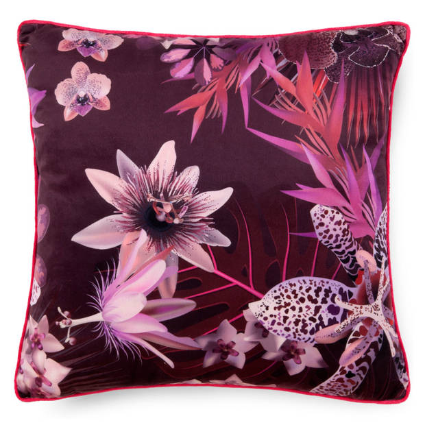 Descanso Polyester Sierkussen Farze - bordeaux 48x48cm