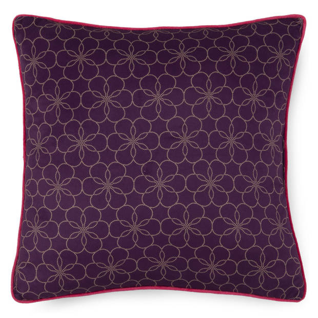 HIP Polyester Sierkussen Miska - bordeaux 48x48cm