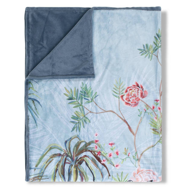 Descanso Polyester Plaid Yasmin - aqua 130x160cm