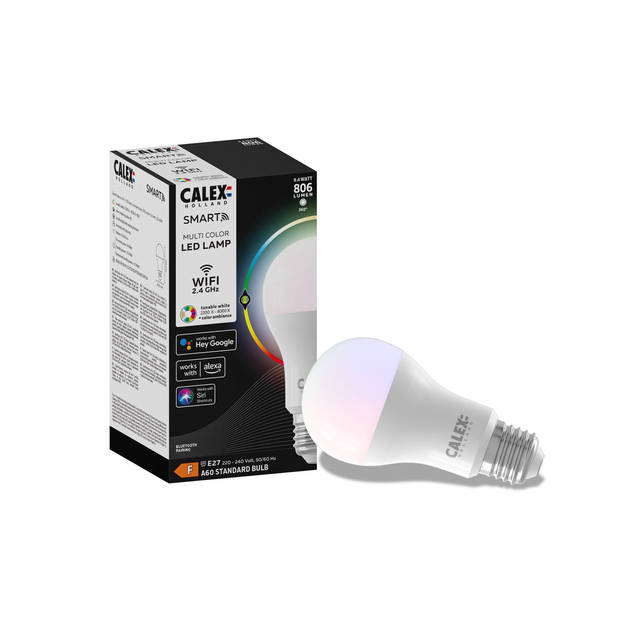 Calex Slimme LED Lamp - 3 stuks - E27- RGB en Warm Wit - 9.4W