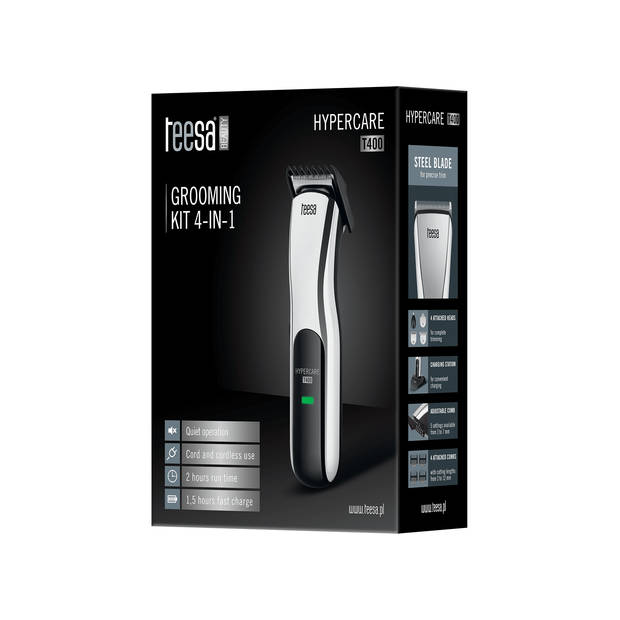 Teesa draadloze multigroom HYPERCARE T400 4-in-1 voor baard en haar TSA0525