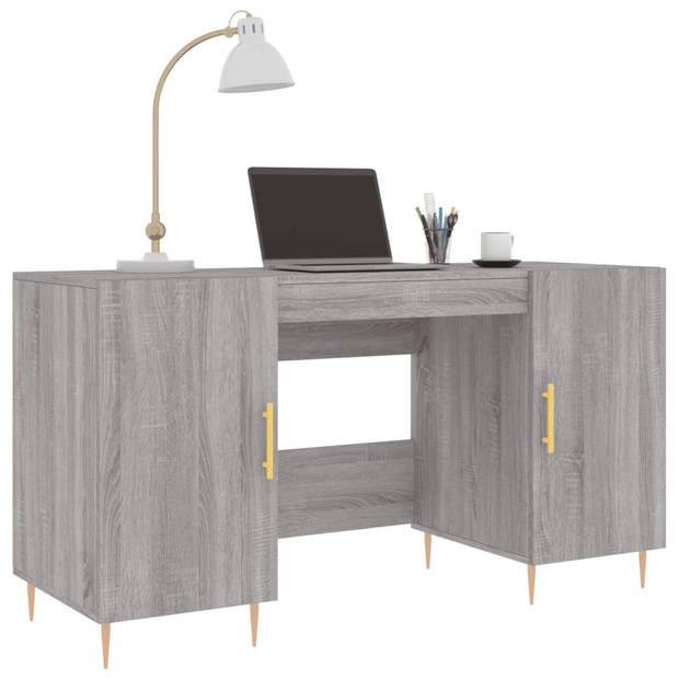 The Living Store Bureau Sonoma Eiken - 140 x 50 x 75 cm - Industrieel Design