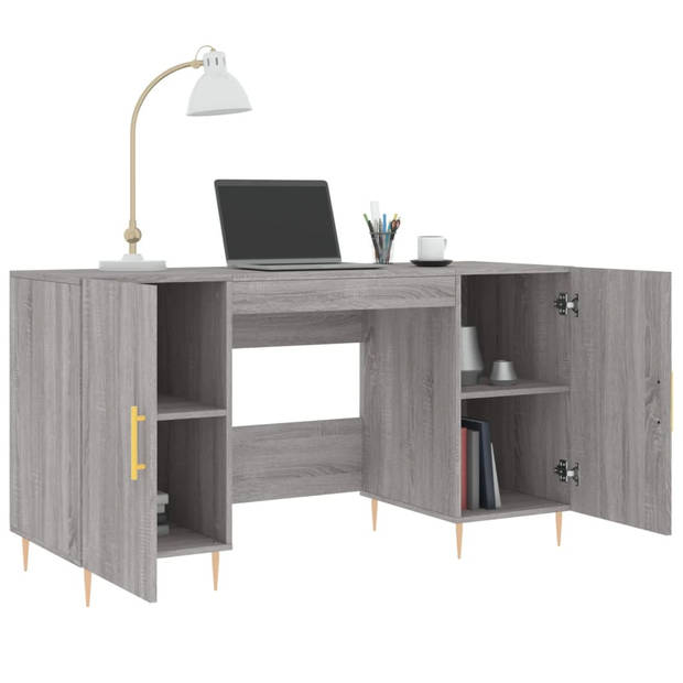 The Living Store Bureau Sonoma Eiken - 140 x 50 x 75 cm - Industrieel Design