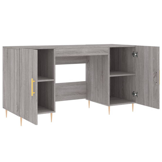 The Living Store Bureau Sonoma Eiken - 140 x 50 x 75 cm - Industrieel Design