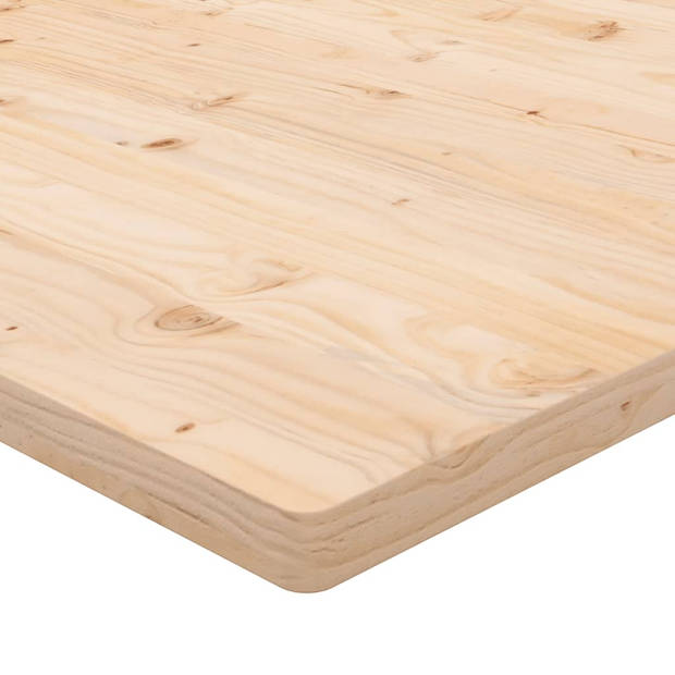 vidaXL Tafelblad rechthoekig 100x60x2,5 cm massief grenenhout