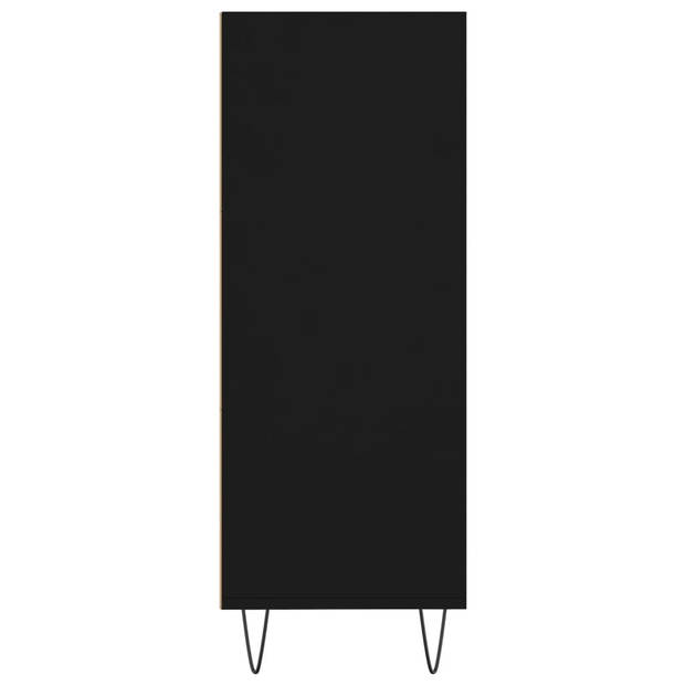 The Living Store Boekenkast - 69.5 x 32.5 x 90 cm - zwart