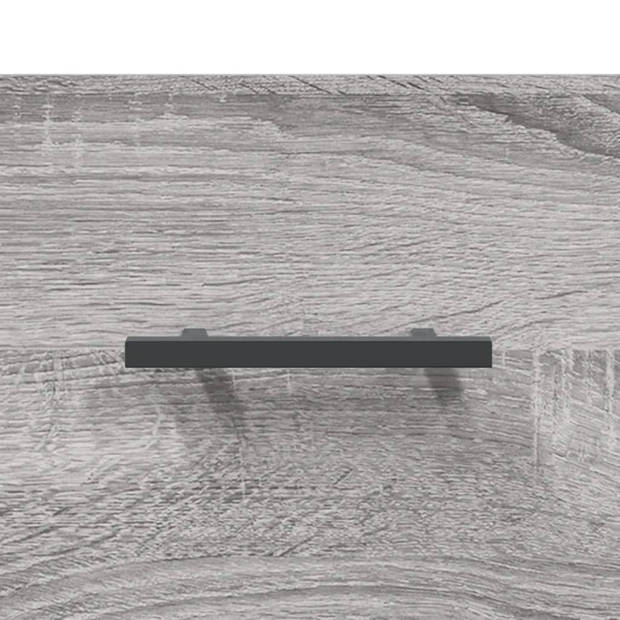 vidaXL Schoenenkast 30x35x105 cm bewerkt hout grijs sonoma eikenkleur