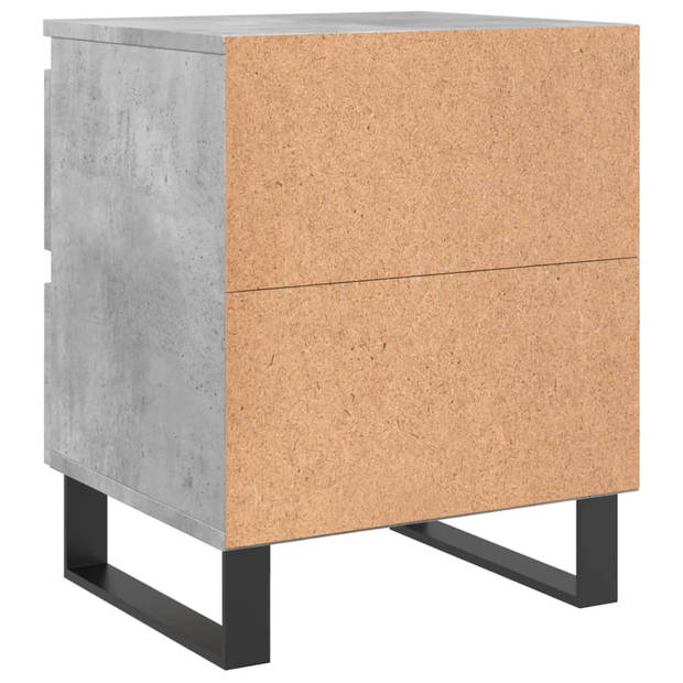 The Living Store Bedkasten - Betongrijs - 40 x 35 x 50 cm - Duurzaam materiaal